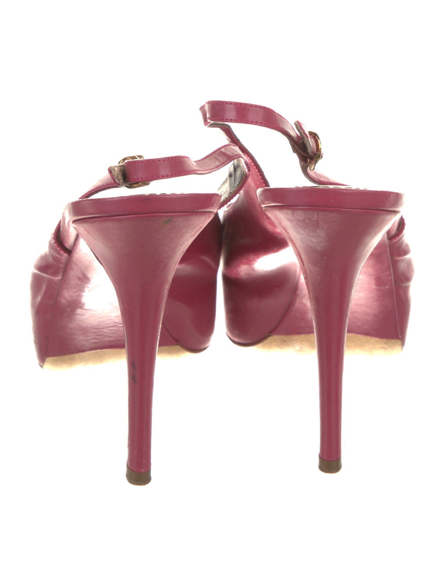 Dolce & Gabbana Leather Slingback Pumps